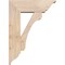 Ekena Millwork Legacy Traditional Smooth Bracket w/ Offset Brace, Douglas Fir, 7 1/2"W x 22"D x 30"H BKT0806X22X30LEC01SDF - alternate 3